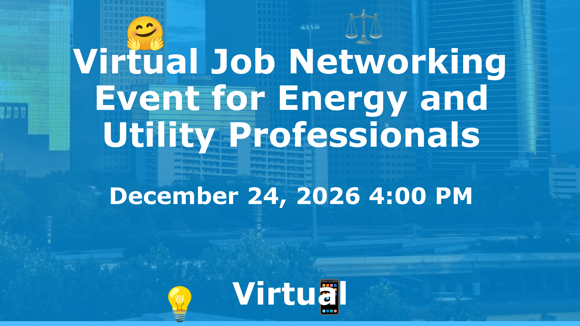 Virtual Job Networking Event for Energy and Utility Professionals event image